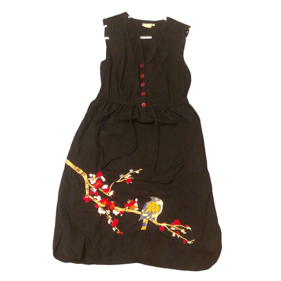 Eshakti Womanʻs black embroidered button down dress size US 4 - Picture 8 of 9